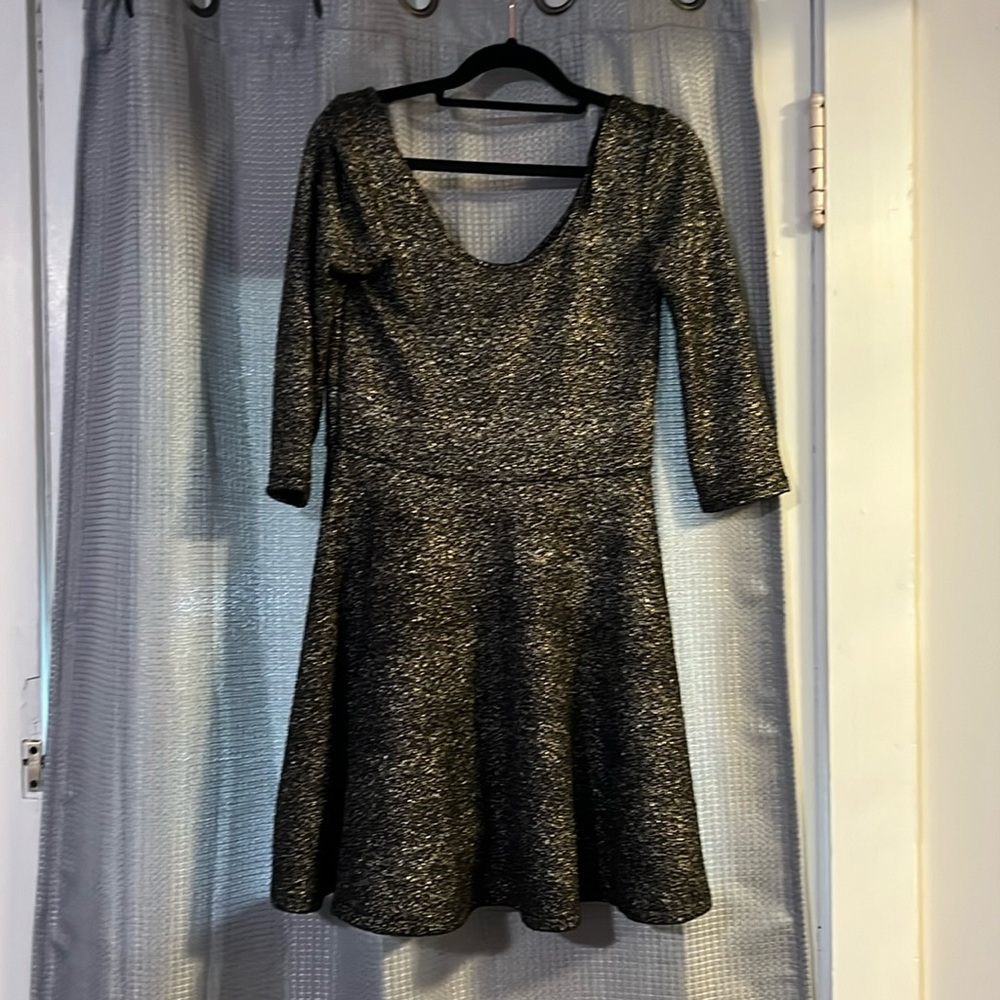 Glitter skater dress